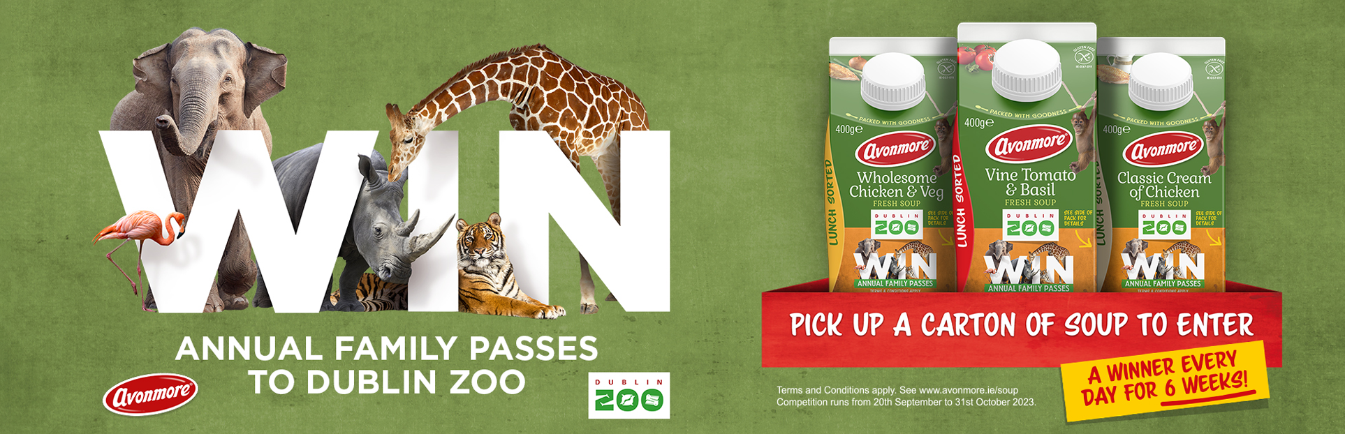 Win an annual family passes to Dublin Zoo