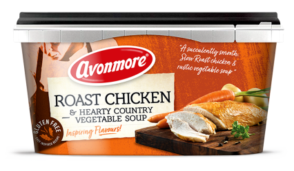 An image of avonmore roast chicken soup tub