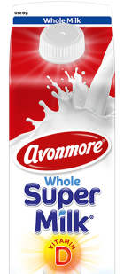 an image of avonmore whole supermilk 1 litre 