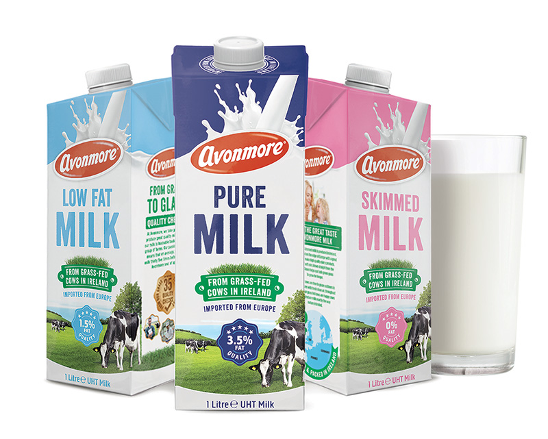 avonmore milk cartons