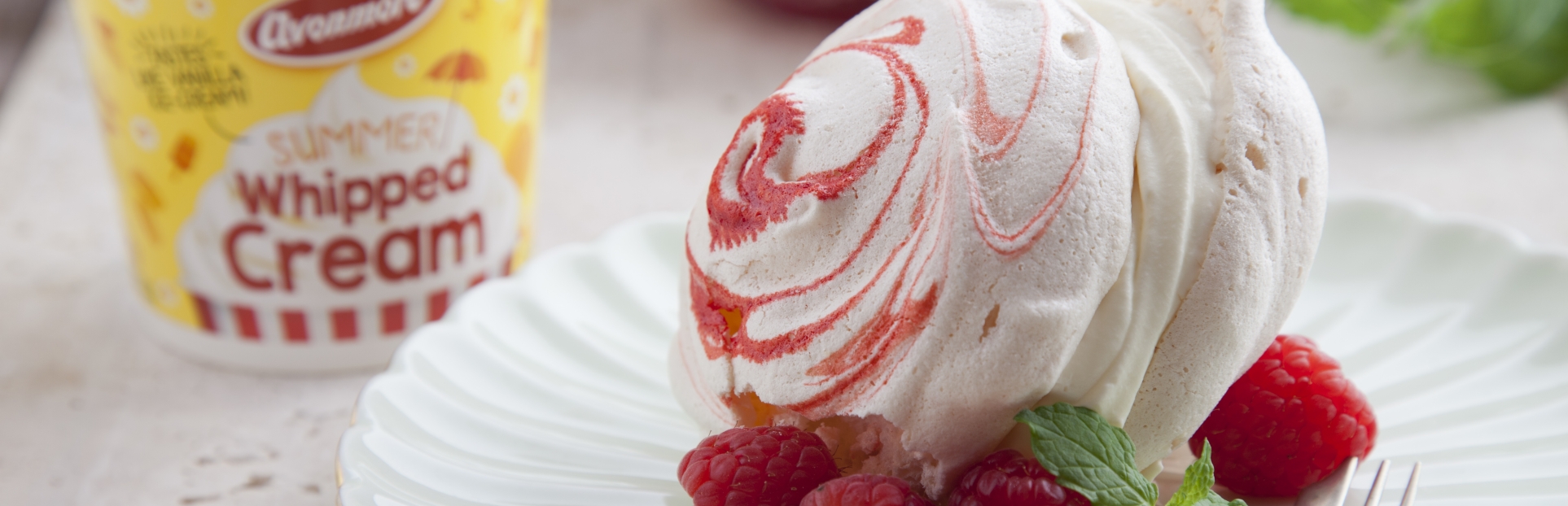 an image of strawberry swril meringues