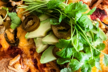 an image of turkey enchiladas