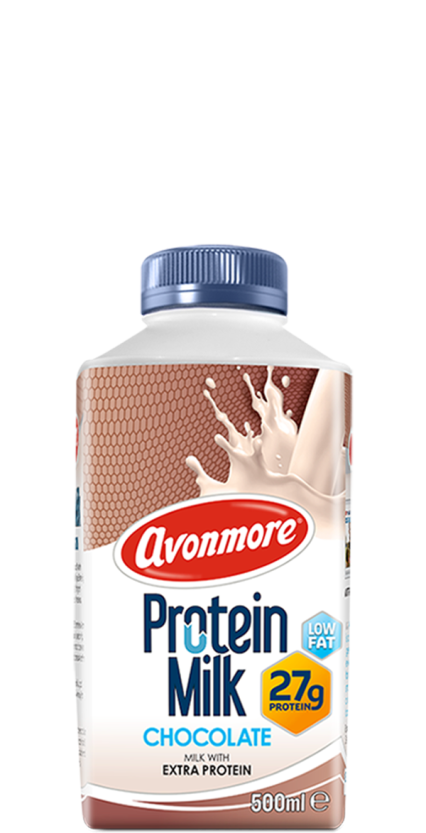 an image of avonmore chocolate protein milk