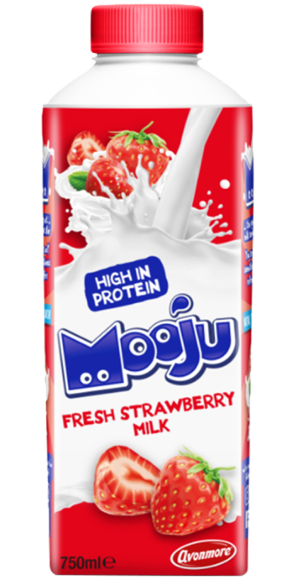 an image of mooju strawberry milk