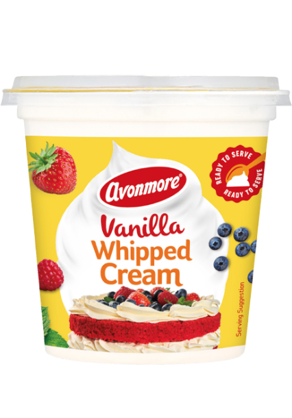 Vanilla whipped cream