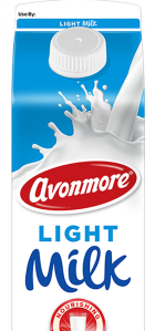 an image of avonmore light milk 1 litre